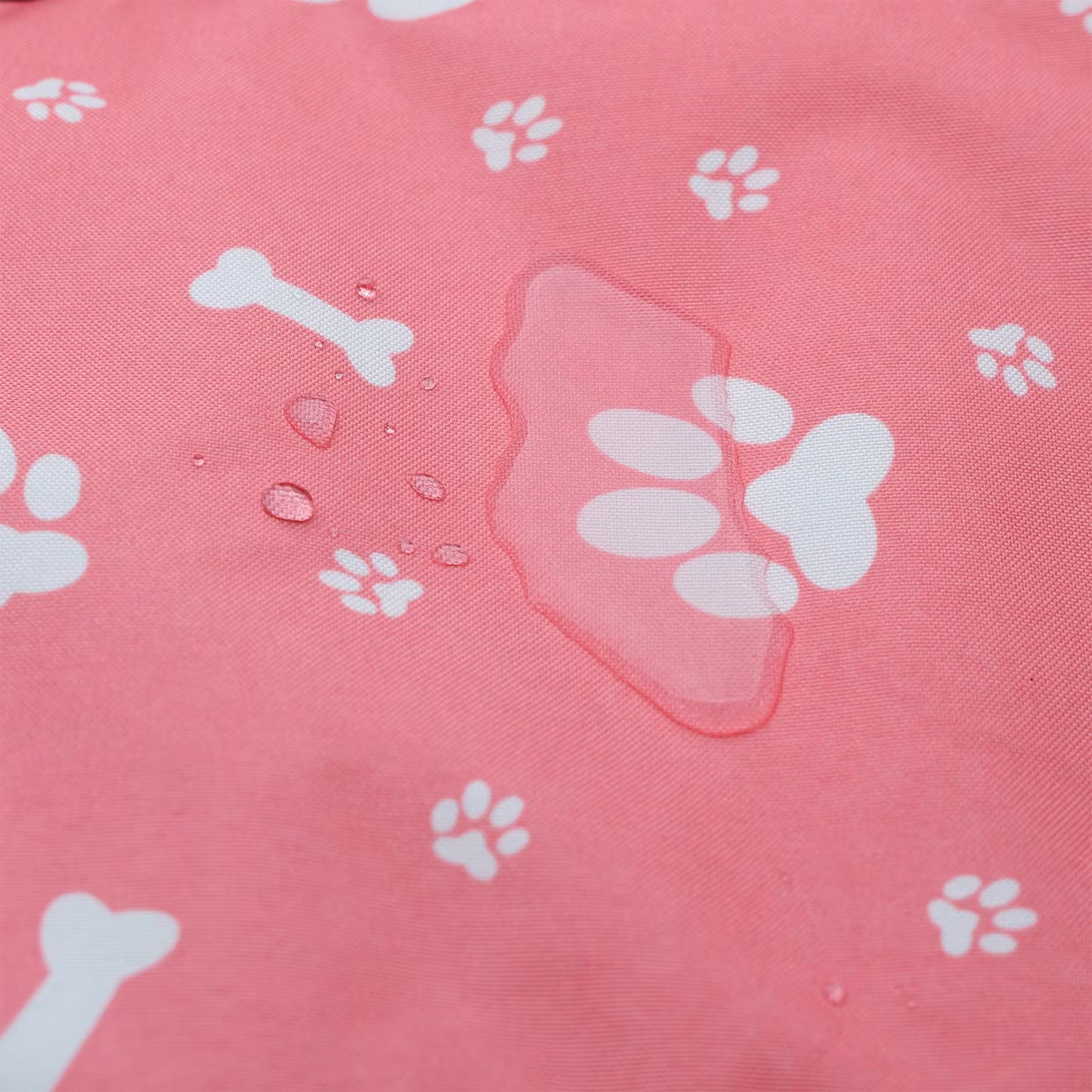 Pet car seat with storage