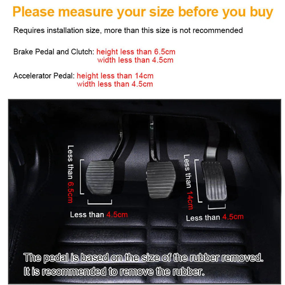 Universal Aluminum Sport Pedal Covers