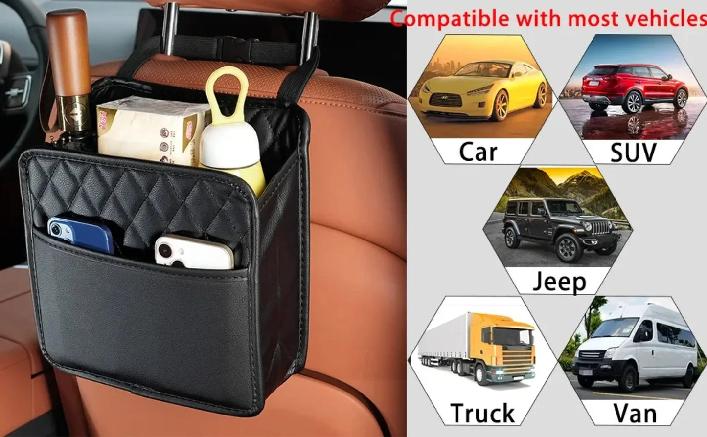 Multi-Functional Car Organizer