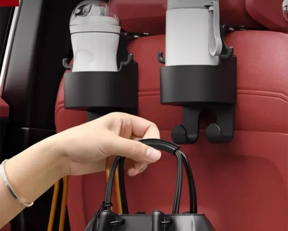 Premium Car Cup & Storage Hook