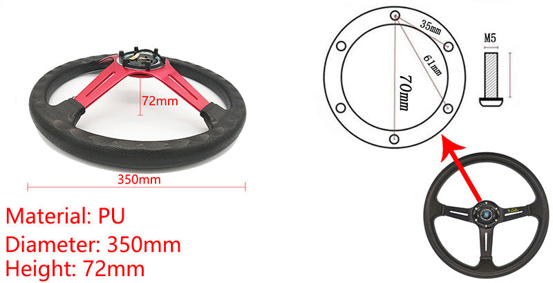 Nardi racing steering wheel